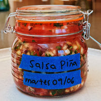 Salsa de piña · Guía interactiva
