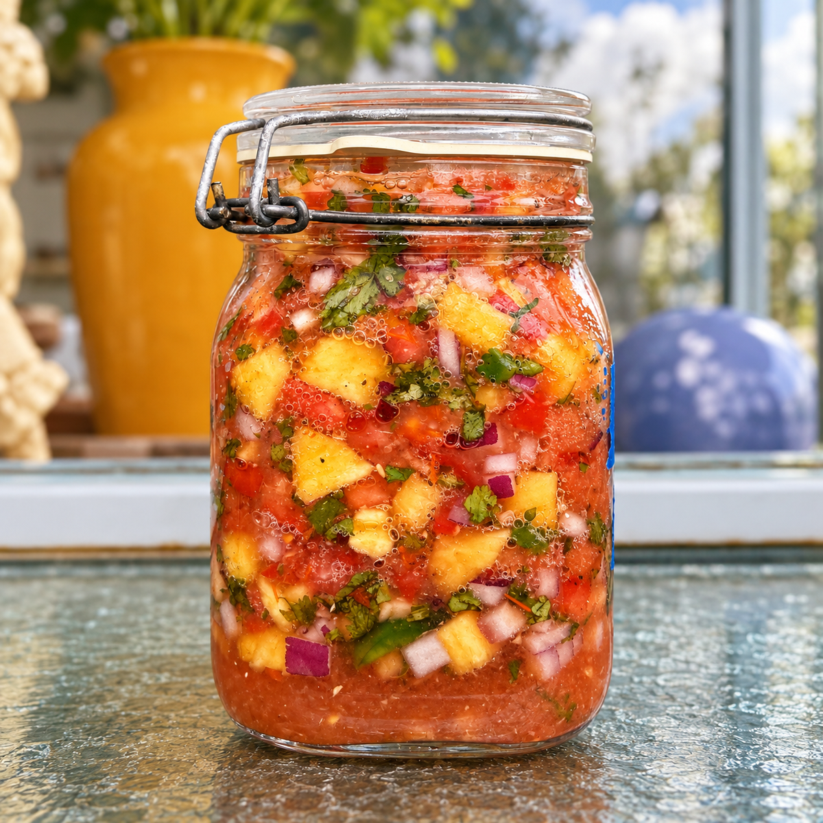 Salsa de piña · Guía interactiva